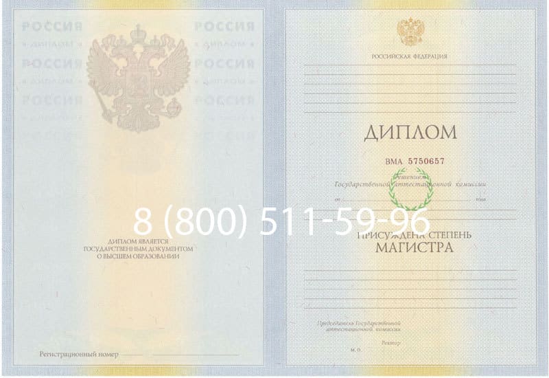 Купить Диплом магистра 2010-2011 годов в Новочебоксарске